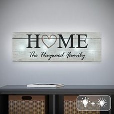 TwinkleBright LED Rústico Home Canvas