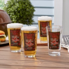 Vaso de cerveza Chillin' &amp; Grillin' Pint