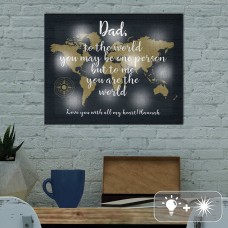 Lienzo LED TwinkleBright® You Mean The World