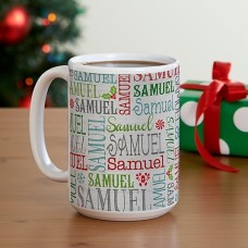 Taza conocida del acebo alegre