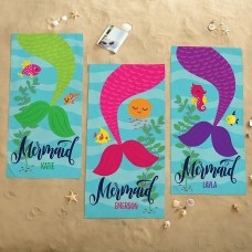 Toalla de playa Just a Mermaid