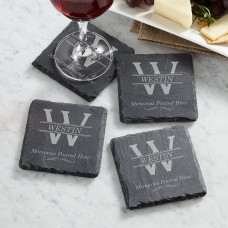 Posavasos de pizarra vertida Memories