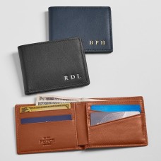 Cartera de cuero antirrobo para hombre