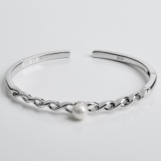 Brazalete de perlas para siempre y para siempre