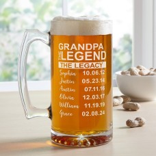 Taza de cerveza extragrande Family Legend