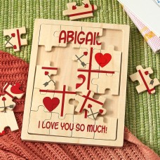 Rompecabezas de madera Tic Tac Love