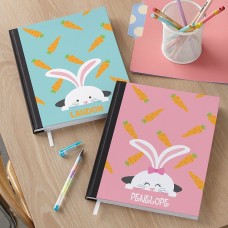 Peek-A-Boo Bunny Notebook (Teal)