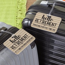 Etiqueta de equipaje "Que comience la aventura"