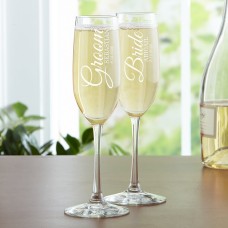 Juego de copas de champán "Un brindis por el amor"
