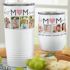 Vaso térmico con foto de la mejor mamá del mundo (vaso)