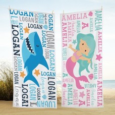 Toalla de playa linda y playera