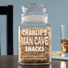 Tarro de cristal para golosinas Man Cave