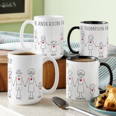 Taza Nuestros corazones están llenos