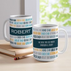 Taza "El mejor papá, mi papá"