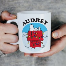 Taza con forma de casita de perro de PEANUTS® iluminada