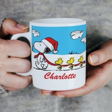 Taza de Snoopy y Woodstock de PEANUTS® para divertirse en invierno