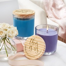 Vela con tapa de madera This Is Us (lavanda y vainilla)