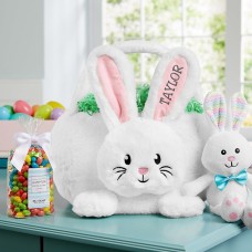 Cesta de conejo de peluche extra grande