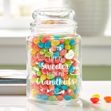 Tarro de cristal para dulces "La vida es más dulce"