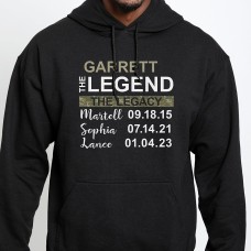 Sudadera con leyenda familiar