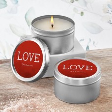 Vela en bote Love Family (hoja de lavanda)