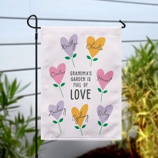 Bandera de jardín llena de amor