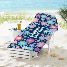 Toalla de playa Sunny Flowers