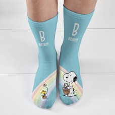Calcetines arcoíris de Snoopy™ y Woodstock de PEANUTS®