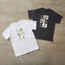 Camiseta con collage de fotos de papá establecido