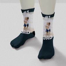 Calcetines con foto de papá n.° 1