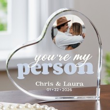 Eres mi persona Foto Corazón acrílico