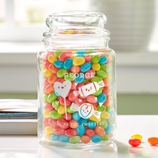 Lindo tarro de cristal para dulces