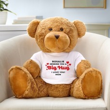 Camiseta de peluche con osito de peluche y la frase "Gran abrazo de la abuela"