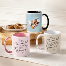 Taza con foto de gratitud