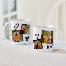 Taza con foto de Whimsy Hearts