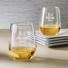 Copa de vino sin tallo "La mejor mamá del mundo"