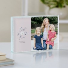 Bloque de vidrio fotográfico de la mejor mamá del mundo