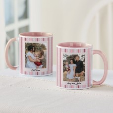 Taza con foto de Happy Stripes