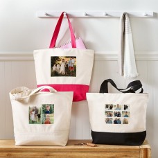 Galería de fotos Bolso tote con cremallera