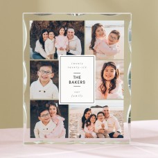 Bloque acrílico multifoto para momentos en familia