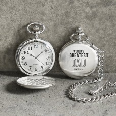 Reloj de bolsillo clásico "El mejor papá del mundo"
