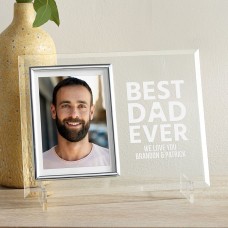 Marco de cristal "El mejor papá del mundo"