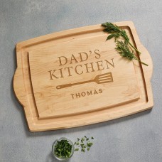 Tabla de cortar de madera de arce de la cocina de papá