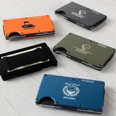 Cartera de aluminio RIDGE con diseños de golf