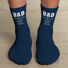 Papá estableció calcetines