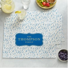 Manteles individuales con estampado Toile de primavera