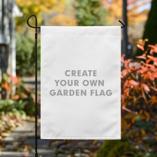 Crea tu propia bandera de jardín