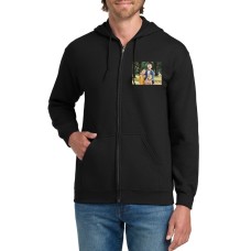 Sudadera con capucha y cremallera completa Gildan para hombre, modelo Picture-Perfect Photo.