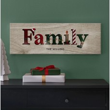 Lienzo con letras ornamentadas LED TwinkleBright®