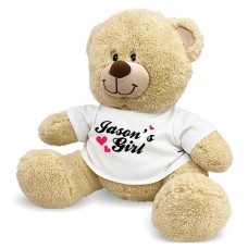 Personalized My Girl Teddy Bear - 17 (11 inch teddy)